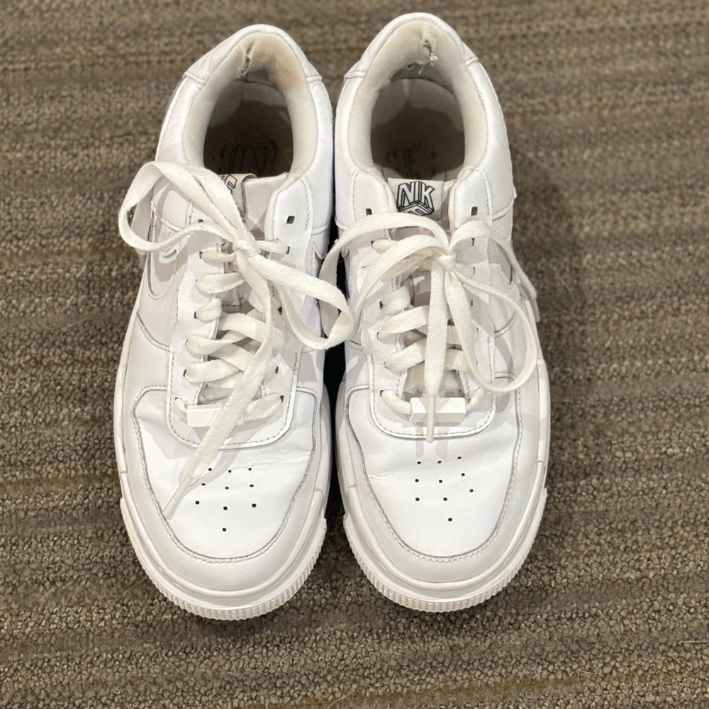 Nike Air Force one platforms size 7.5